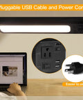 18 Inch Plug In Under Cabinet Lighting With 1000 Lumen LED 5 Foot Cord Dual USB Ports 120V 3 Prong Outlet And 3000K 4000K 5000K
