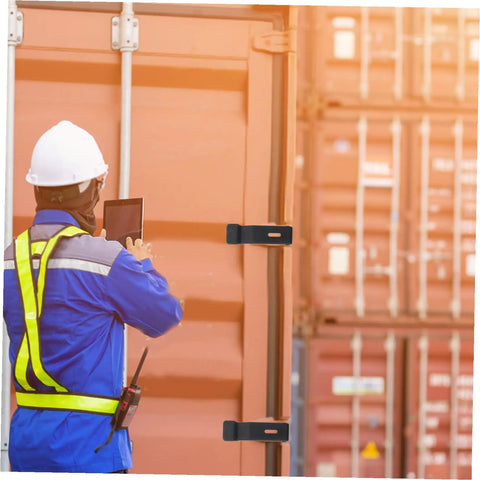 Beefy Rubber Over Center Latch with Concealed Keeper on cargo box, focus on rugged noncorrosive design, long-lasting in tough conditions