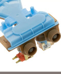 GE And Hotpoint Washer Water Inlet Valve Replacement Wh13x26534 Ps12726768 Ap6891106 close-up view with dual water inlets