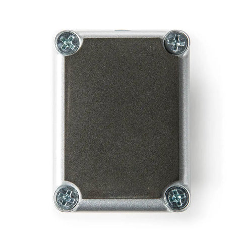 Back view of Tap Tempo Footswitch For Delays And Effects Adjustable Tip Ring Tap Controller Rugged Road Ready Pedal