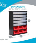 36 Drawer Craft Organizer Bin Heavy Duty Metal Hardware Storage For Nails Nuts Bolts Legos And Small Parts Versatile Parts Bin Organizer With Mini And Large Drawers For Home Workshop Garage