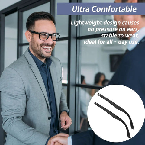 Killer TR90 Replacement Temples For Thick And Slim Frames, Durable Flexible Eyeglass Legs with a lightweight design for all-day comfort.