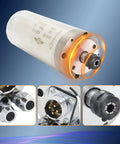 Heavy Duty Water Cooled CNC Router Spindle Motor 0.8KW 110V 400Hz 24000RPM ER11 Collet With Nut, close-up details
