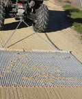 Ultra Heavy Duty ATV UTV Field Surface Leveling Drag Mat With Zinc And Steel Build Five Feet By Four Point Five Feet Tow Chain