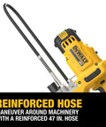 Powerful Cordless 20V Max Grease Gun With 10000 PSI Dual Speed Variable Control LED Work Light 47 Inch Hose Tool Only