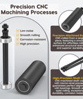 Heavy Duty Slide Gate Roller Guide With L Rear Post Steel Bracket And Sliding Gate Hardware Kit Support Assembly for precision machining quality.