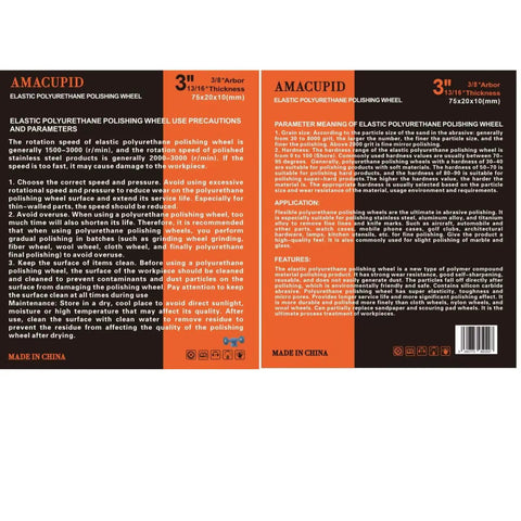 Top Shelf 3 Inch Polyurethane Buffing Wheels 2000 Grit detailed product information and usage instructions.