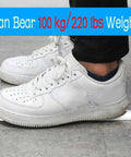 White sneakers standing on Durable Aluminum Alloy Cable Concealing Cover Kit, 10 15 20 30 Piece Sets, 60 72 79 Inch Length Wire Groove Cable Management Lid, Trunking Cover Plate For Home Office, School And DIY Neat Cable Organization, weight capacity 100 kg/220 lbs
