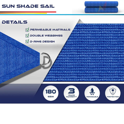 Right Triangle Sun Shade Sail 8 Foot By 8 Foot By 11.3 Foot Outdoor Canopy With UV Blocking Breathable Fabric D Ring corner detail
