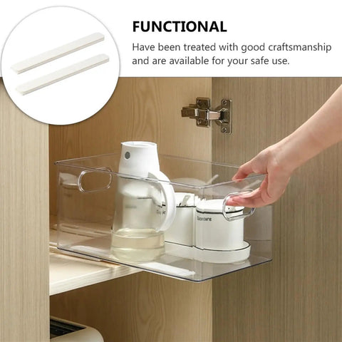 Full Extension Drawer Slides Upgrade Kit for Easy Access and Maximum Storage for Furniture Self Adhesive and Tool Free Installation