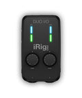 iRig Pro Duo IO USB Audio Interface Dual Channel 24 Bit With TRS Balanced Outputs and Headphone Jack MIDI I/O top view