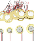 Piezo Disc Transducer Set With Wires 32Pcs 4 Sizes 20Mm 27Mm 35Mm 41Mm For Acoustic Guitar Drum Triggers And Other Acoustic Instruments