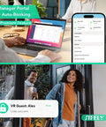 Manager using Built In WiFi Fingerprint Smart Deadbolt With Keypad Keyless Entry Lock For Home And Airbnb No Hub Or Gateway Needed Remote App Access Auto Lock DIY Setup Alexa And Google Compatible for access control on laptop and smartphone