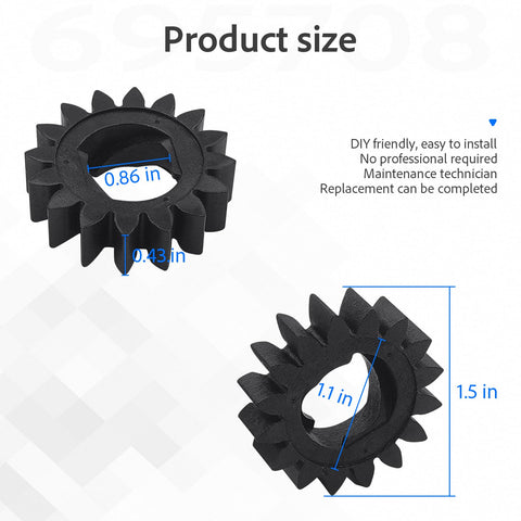 Starter Pinion Gear 16 Teeth Replacement Drive Gears 10 Pack For Briggs And Stratton 280104S 280104 693059 693058 Toro M83184 Lawn Tractor Mower Parts Compatible With 54 7003 54 7004 54 7007 54 7008