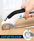 Cordless Electric Scissors Rotary Cutter For Cardboard And Packages 4V Box Cutter With Replacement Blade Cutting Cardboard