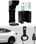 Heavy Duty EV Charger Holder Kit With J Hook Cable Organizer Wall Mount Nozzle Dock For SAE J1772 Tesla wall mount kit and accessories.
