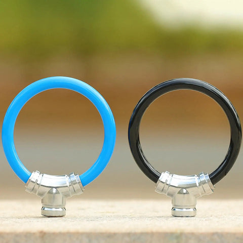 Two Pack 11mm Bike Lock Set With 7 Pin Zinc Alloy Ring Lock And Keys Lightweight 112g Cable Chain Combo For Bicycles And EBikes