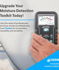 Skipper 5 Boat Moisture Meter SMM5 Non Destructive Analog Gauge For Wood And GRP Hulls Decks And Sandwich Core Structures Dual Depth Readings For Quick Moisture Content Checks On Boats in hand