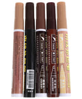 Five Color Furniture Touch Up Markers Set For Wood Floors Cabinets Tables Desks And Doors, Scratch Repair Kit For Chips And Cracks