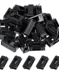 30 Pack 5 X 20 mm PCB Fuse Holder Kit Black Plastic Mount With Cover For Household Appliances Electric Power Telecommunications And Machine Tools Durable Circuit Protection For Prototyping And Repairs