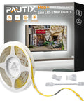 COB LED Strip Light 20ft Long 6000K White Ultra Bright 3087 LEDs CRI90 Plus DC24V Flexible Tape packaging and accessories