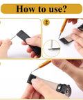 Instructions on using Heavy Duty Watch Band Pins And Spring Bar Tool Kit With 76 Stainless Steel Pins for watch strap repair
