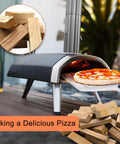 Kiln Dried Oak Pizza Oven Wood Logs Barkless Six Inch About Twelve Pounds Premium Firewood for wood-fired ovens