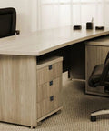 Office desk with drawers suitable for Fingerprint Cabinet Lock With Biometric Keyless System For Home And Office Half Second Unlock.