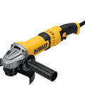 Yellow Beefy 13 Amp Angle Grinder With Dust Ejection System Four And A Half Inch To Five Inch Guard Compatibility Trigger Switch