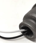 Pipe Lamp Socket For Half Inch NPT Pipe In Black Or Galvanized Finish, Prewired With 6 Inch 18 Gauge Leads