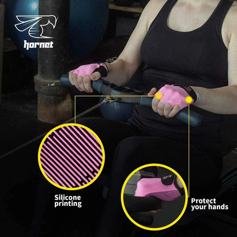 Light Pink Rowing Gloves For Women With Super Grip Silicone Palm For Unmatched Anti Slip Control On Indoor Rowing Machines And Water Sports Like Kayak Stand Up Paddleboard Sculling Dragon Boat Outrigger And More in use