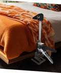 Two Piece Hand Lifting Jack Kit for Furniture Placement and Tile Leveling, manual hoist positioned near a bed.
