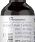 Side view of Magnesium Liquid Complex Drops, 400 Mg Per Serving, 4 Fl Oz, Vegetarian, Non GMO Gluten Free Mineral Supplement With Sulfate And Boron bottle.