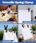 Heavy Duty 30 Pack Plastic Spring Clamps 3.5 Inch Hand Wood Clamps For Woodworking And Crafts Do It All Clips