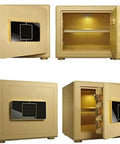 Open view of Compact Home Safe With Digital Keypad Small Keyless Lock Box For Quick Grab And Go Access 3 to 8 Digit PIN