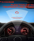 Interior view showing gauge cluster with engine temperature monitoring for Engine Coolant Temperature Sensor Compatible With Mercedes-Benz C Class C300 C350 C63 Cls Clk Models Oem Replacement.