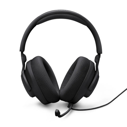Wired Over Ear Gaming Headset with Detachable Microphone Mute Option and Fabric Covered Memory Foam Ear Cushions for All Platforms