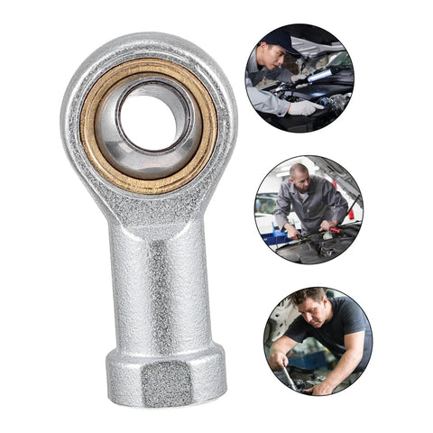4 Pack Rod End Bearings With Female Threads For Linkages And Pneumatic Joints Spherical Plain Bearings High Precision Heavy Duty Hardware Built To Last For Mechanical Projects And DIY Assemblies, female threaded steel rod end bearing