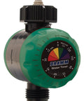 Battery Free Mechanical Hose Timer With Auto Shutoff Up To 120 Minutes, compact green water timer for lawn and garden