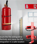 Two Pack Adjustable Fire Extinguisher Mount Bracket Heavy Duty Holder for Home, Truck, RV, Boat and Commercial Use, installed view