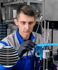 Technician installing Eight Piece Timing Belt Set For 3D Printers Open Synchronous Belts 6mm Wide on 3D printer
