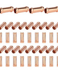 40 Pack Copper Press Extended Couplings One And A Quarter Inch Press To Connect Fittings For Copper Tubing And Plumbing Systems With LBP Design