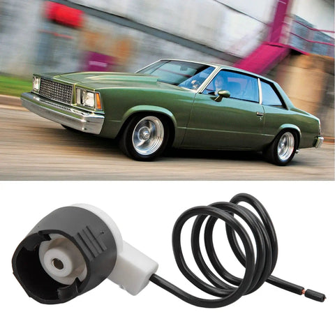 Metal Brake Proportioning Valve Wire Connector And Adapter For Cars 1970s To 1994 with black wire and plug, ideal for hot rods.