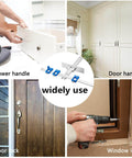 Cabinet Hardware Jig For Handles And Knobs, Aluminum Drill Guide Sleeve, Drawer Pull Template for home locks and handles