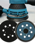 Ditch Your Old Pads And Grab 4 Premium Hook Loop Sanding Backing Discs For Orbital Sanders, 125mm discs with 8 hole patterns.