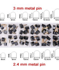 24 Pairs High Heel Replacement Tips Kit With 6 Size Options 8mm 9mm 10mm 11mm 12mm And 12.5mm U Shaped Anti Slip Black Pro Grade Shoe Repair Kit For Quick Replacements And Longevity