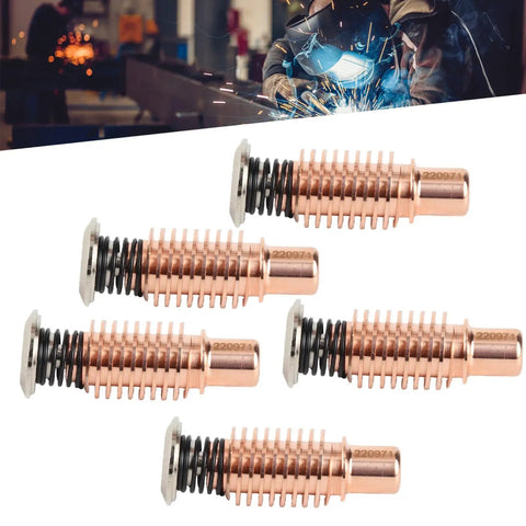 Plasma Cutter Electrode 220971 Copper Consumables Kit high performance easy to install, durable copper tips shown in set of five
