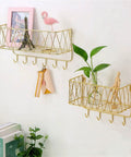 Heavy Duty Wall Mount Coat Rack Slick Steel Design For Entryway Bedroom Or Kitchen Sturdy Hooks For Key Holder And Decor