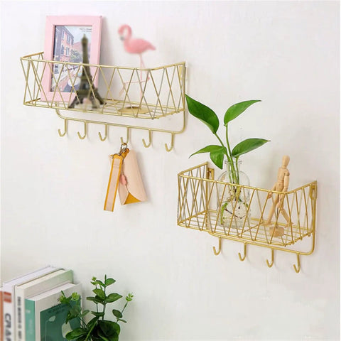 Heavy Duty Wall Mount Coat Rack Slick Steel Design For Entryway Bedroom Or Kitchen Sturdy Hooks For Key Holder And Decor