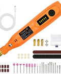 Hella Precise Mini Cordless Rotary Tool Kit With 105 Pieces Variable Speed Micro Drill Grinder For Wood Metal Carving And Smooth Operator Power Accessories Set with tool and accessories.